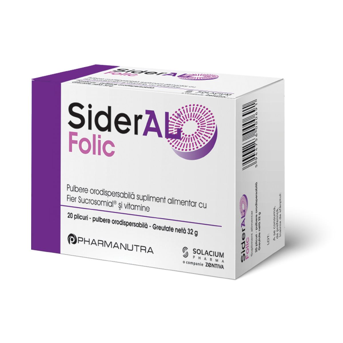 Uz general - Sideral Folic, 20 plicuri, Labormed, sinapis.ro