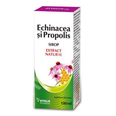 Imunitate - Sirop echinacea și propolis, 100 ml, Viva Pharma, sinapis.ro
