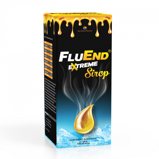 Expectorante - Sirop FluEnd Extreme, 150 ml, Sun Wave Pharma, sinapis.ro