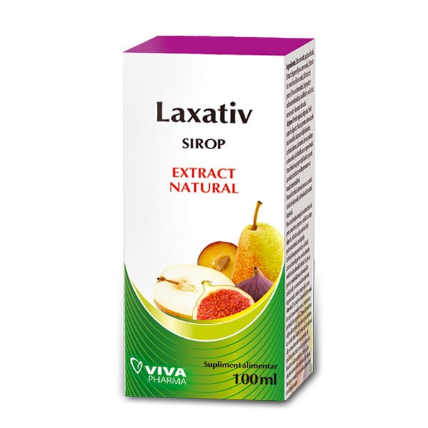 Constipatie - Sirop laxativ, 100 ml, Viva Pharma, sinapis.ro