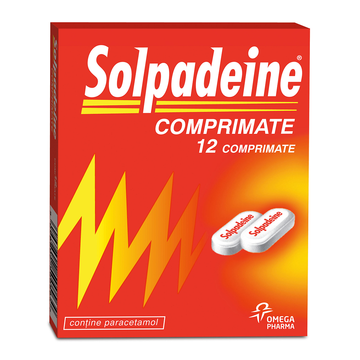Analgezice - Solpadeine, 12 comprimate, Omega Pharma, sinapis.ro