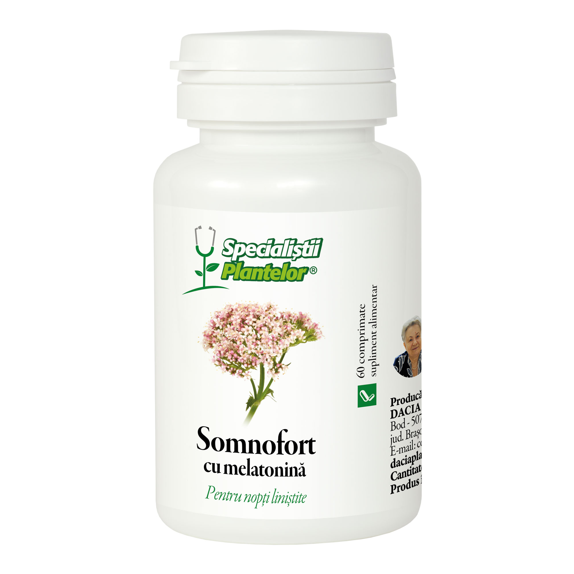 Sedative - Somnofort, 60 comprimate, Dacia Plant, sinapis.ro