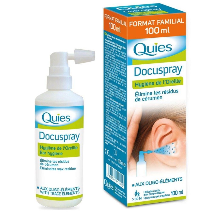 Tehnico-medicale - Spray pentru igiena urechii - Docuspray, 100ml, Quies, sinapis.ro