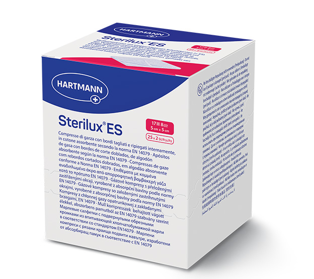 Comprese - Sterilux ES sterile 5cm x 5cm, 25 plicuri, Hartmann, sinapis.ro