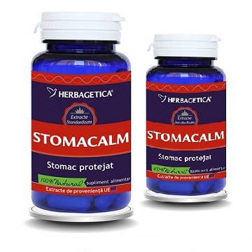 Antispastice - Stomacalm 60+10 capsule promo, sinapis.ro