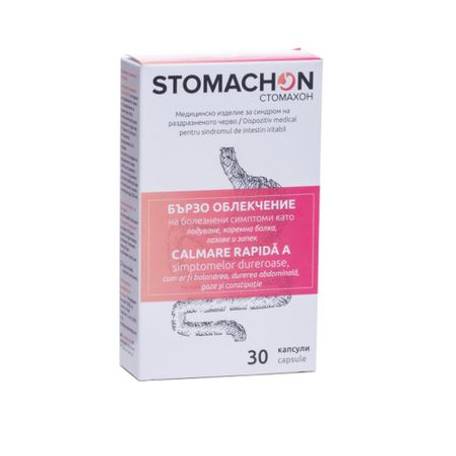 Antispastice - Stomachon, 30 capsule, NaturPharma, sinapis.ro