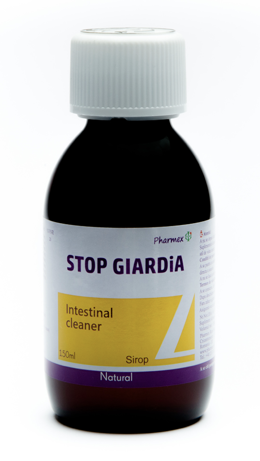 Antihelmintice (antiparazitare) - Stop giardia, 150ml, Pharmex, sinapis.ro