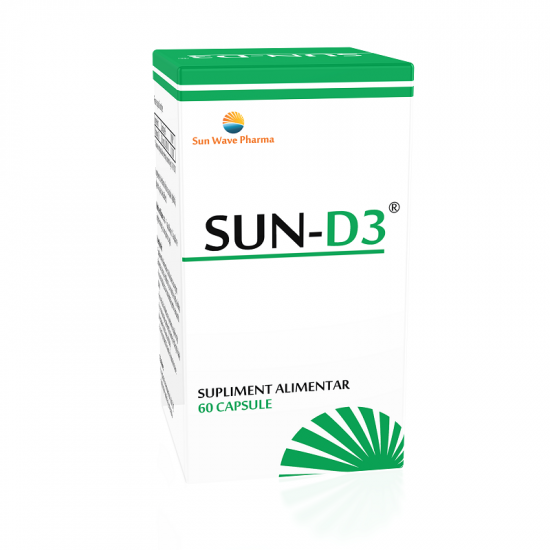 Uz general - Sun-D3, 60 capsule, Sun Wave Pharma, sinapis.ro