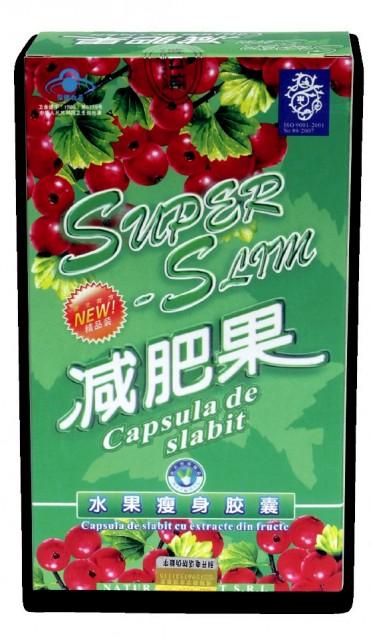 DE SLABIT - Super slim, 30 capsule, Naturalia Diet, sinapis.ro