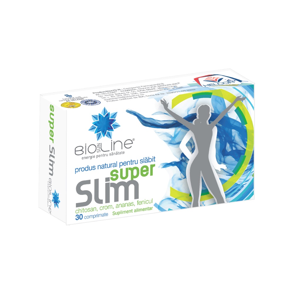 DE SLABIT - Super Slim, 30 tablete, Helcor, sinapis.ro