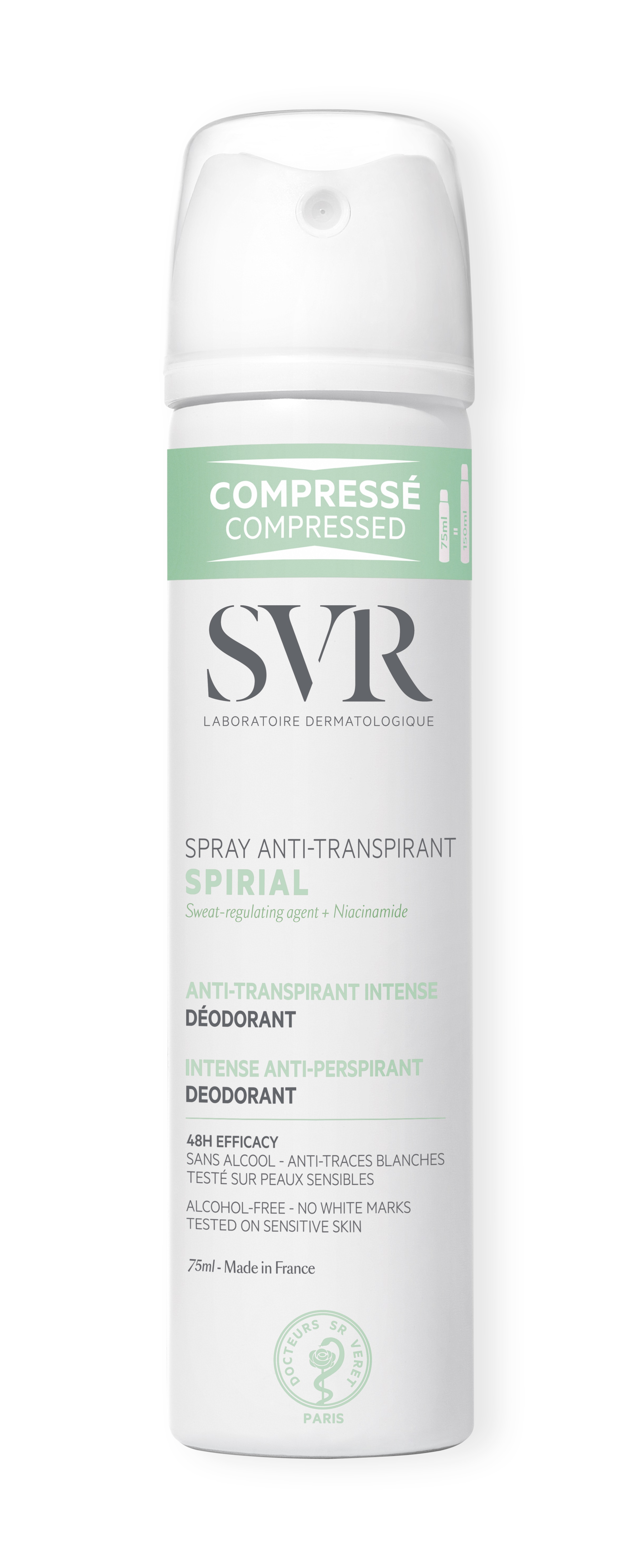 Deodorante si antiperspirante - SVR Spirial spray 75 ml, sinapis.ro