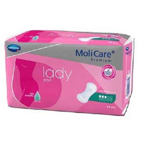Incontinenta urinara - Tampoane MoliCare Premium lady pad incontinenta urinara usoara 3 picaturi, 14 bucati, Hartmann
, sinapis.ro
