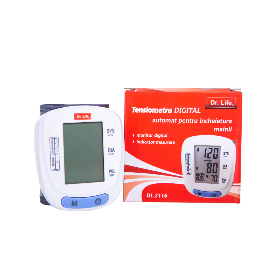 Tensiometre - Tensiometru pentru încheietura mâinii DL2116, Dr. Life, sinapis.ro