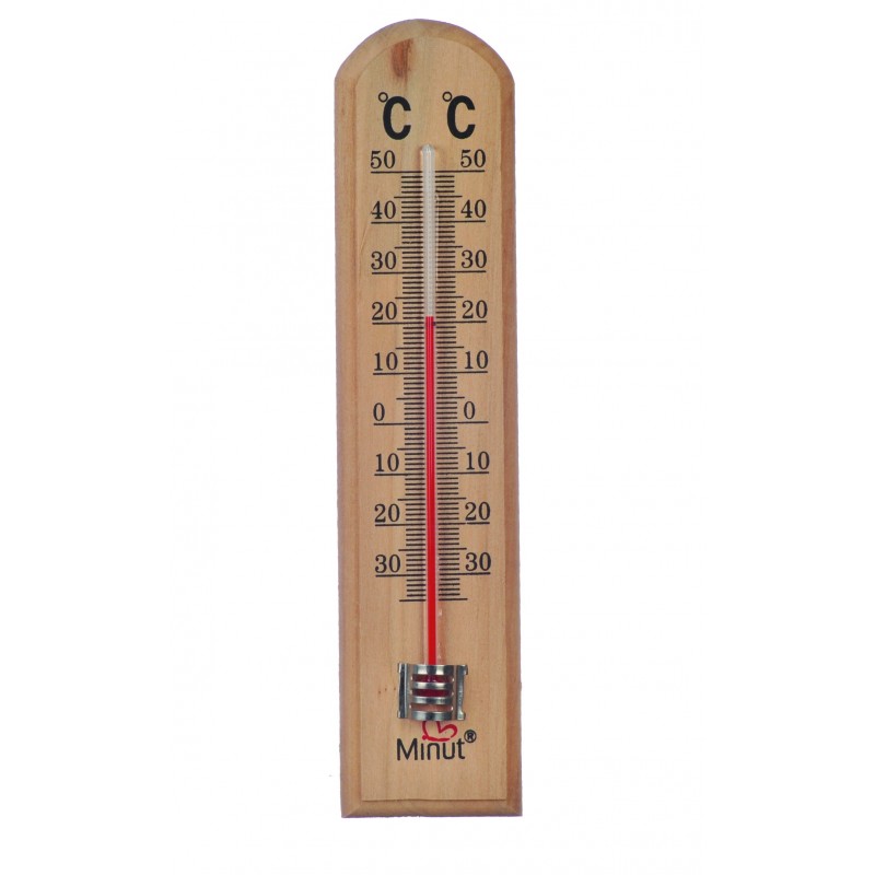 Termometre - Termometru cameră lemn, Minut, sinapis.ro