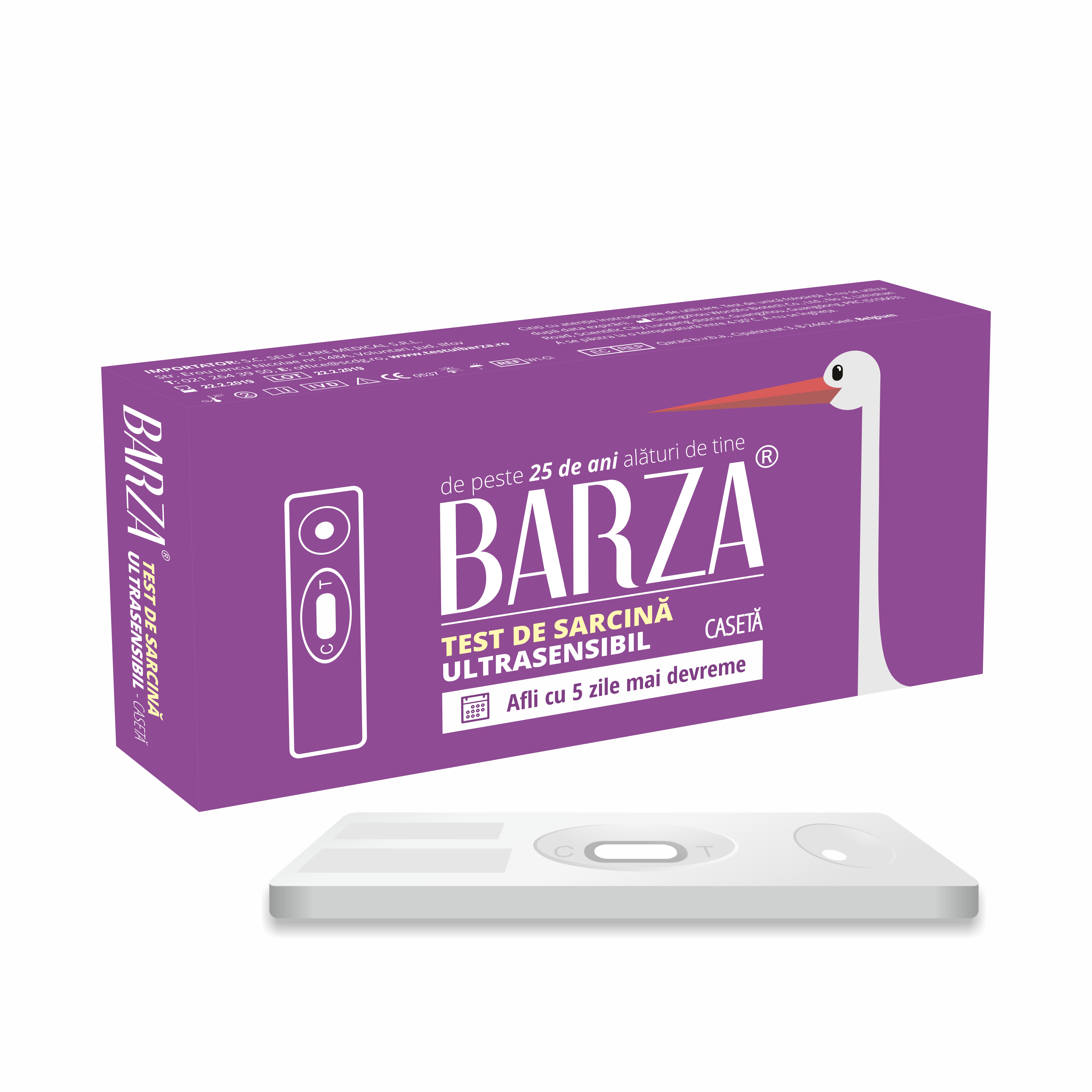 Teste - Barza Test de sarcină ultrasensibil casetă, sinapis.ro