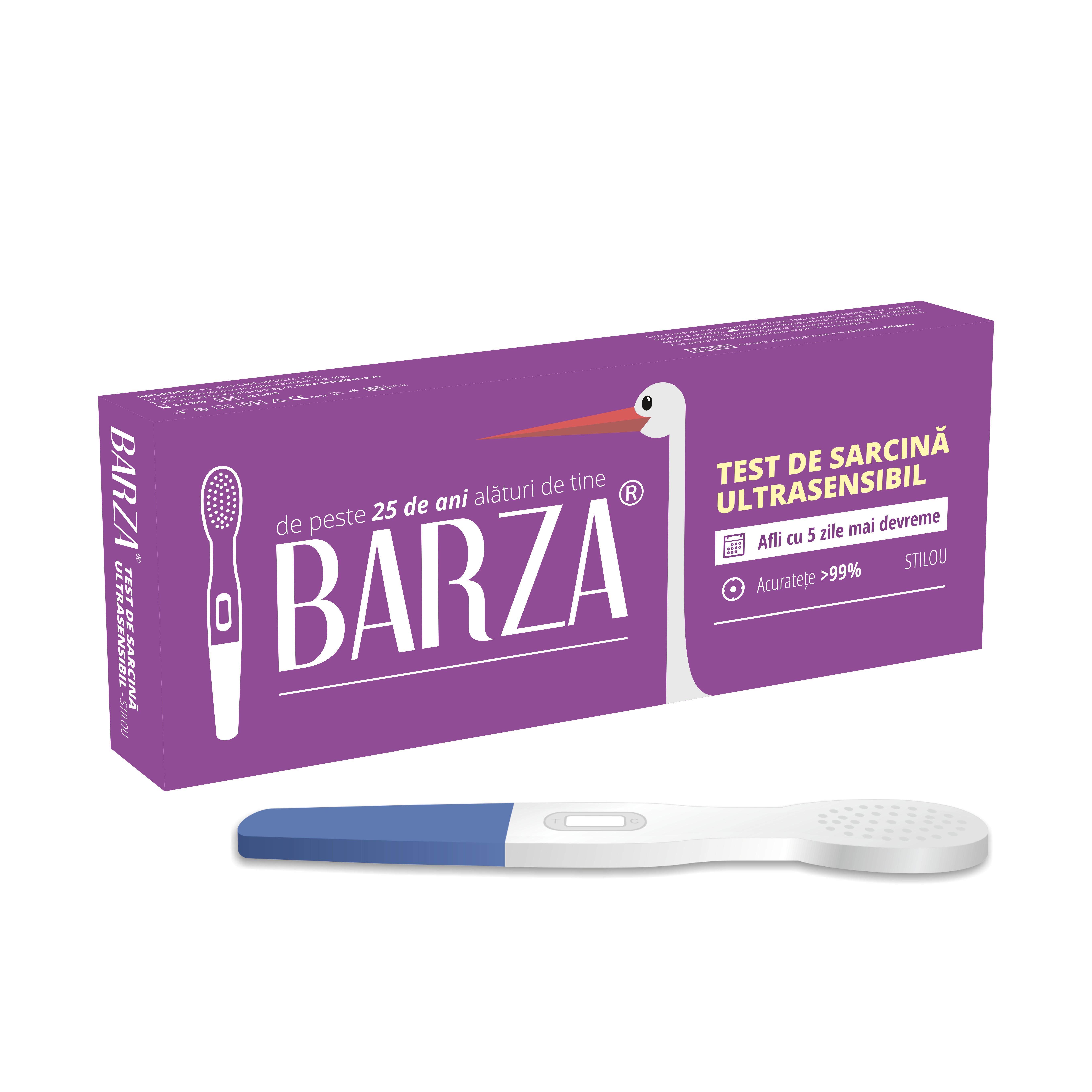 Teste - Barza Test de sarcină ultrasensibil stilou, sinapis.ro