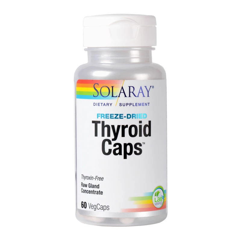 SUPLIMENTE - Thyroid Caps Solaray, 60 capsule, Secom, sinapis.ro