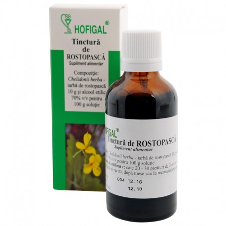 TINCTURI SI GEMODERIVATE - Tinctură de Rostopască, 50 ml, Hofigal, sinapis.ro