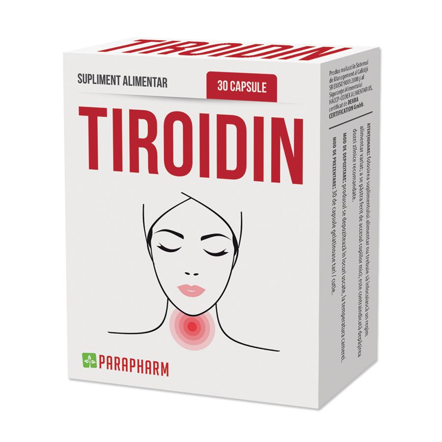 Adulti - Tiroidin 30 capsule, sinapis.ro