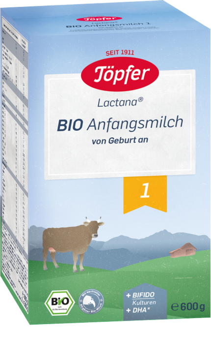 Lapte - Topfer Bio 1 600g, 0-6luni, sinapis.ro