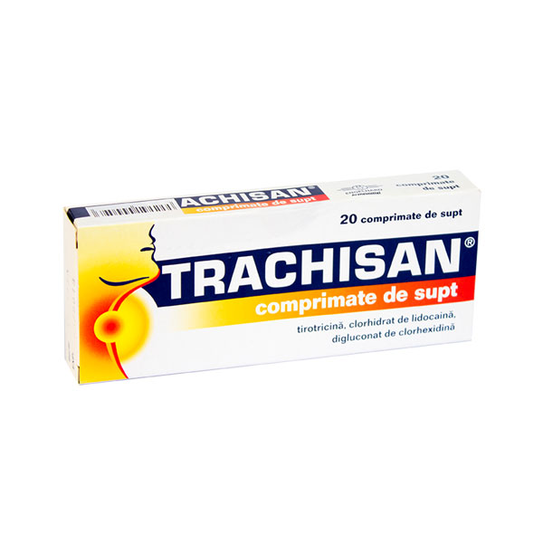 Dureri de gat - Trachisan, 20 comprimate, Engelhard Arzneimittel, sinapis.ro