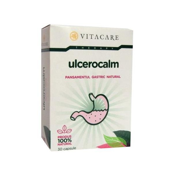 Antiacide - Ulcerocalm, 30 capsule, Vitacare, sinapis.ro