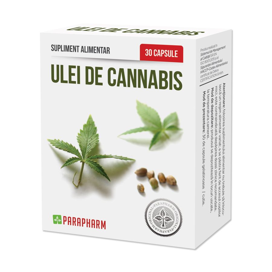 Adulti - Ulei de Cannabis 30 capsule, sinapis.ro
