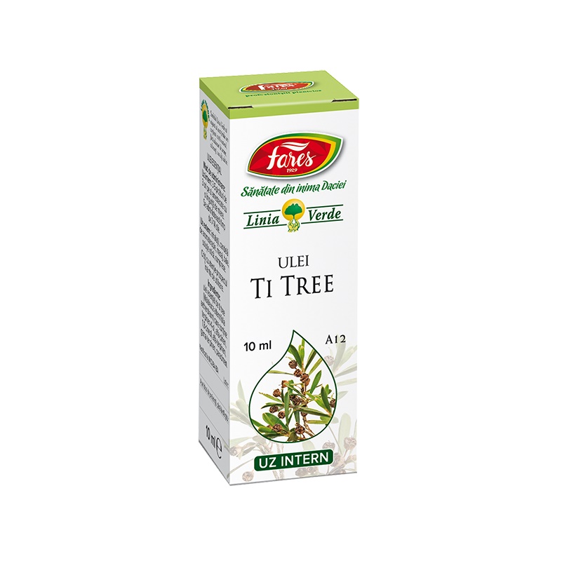 SUPLIMENTE - Ulei esențial de Ti Tree, A12, 10 ml, Fares, sinapis.ro