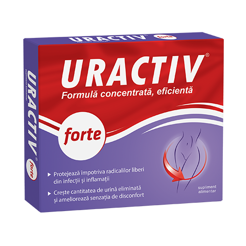 Dezinfectante urinare - Uractiv forte, 10 capsule, Fiterman Pharma, sinapis.ro
