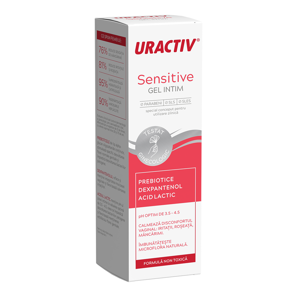 Produse igiena - Uractiv Sensitive gel intim, 200 ml, Terapia, sinapis.ro