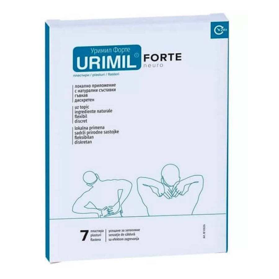 Plasturi - Urimil Forte 7 plasturi , sinapis.ro