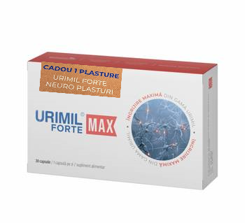 Adulti - Urimil Forte Max+Cadou 1 Plasture, sinapis.ro