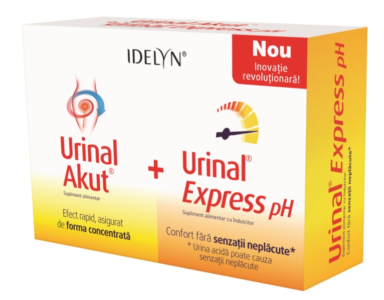 Tratamente - Urinal Akut 10 tablete + Urinal Express pH 6 plicuri, Walmark, sinapis.ro