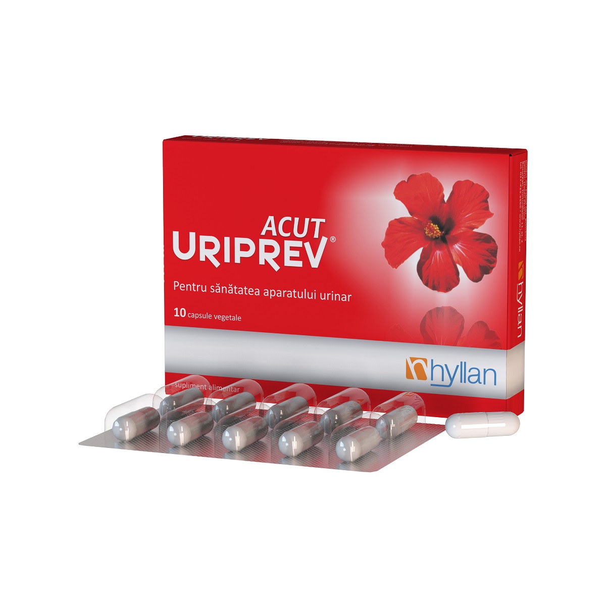 Dezinfectante urinare - Uriprev Acut, 10 capsule, Hyllan, sinapis.ro