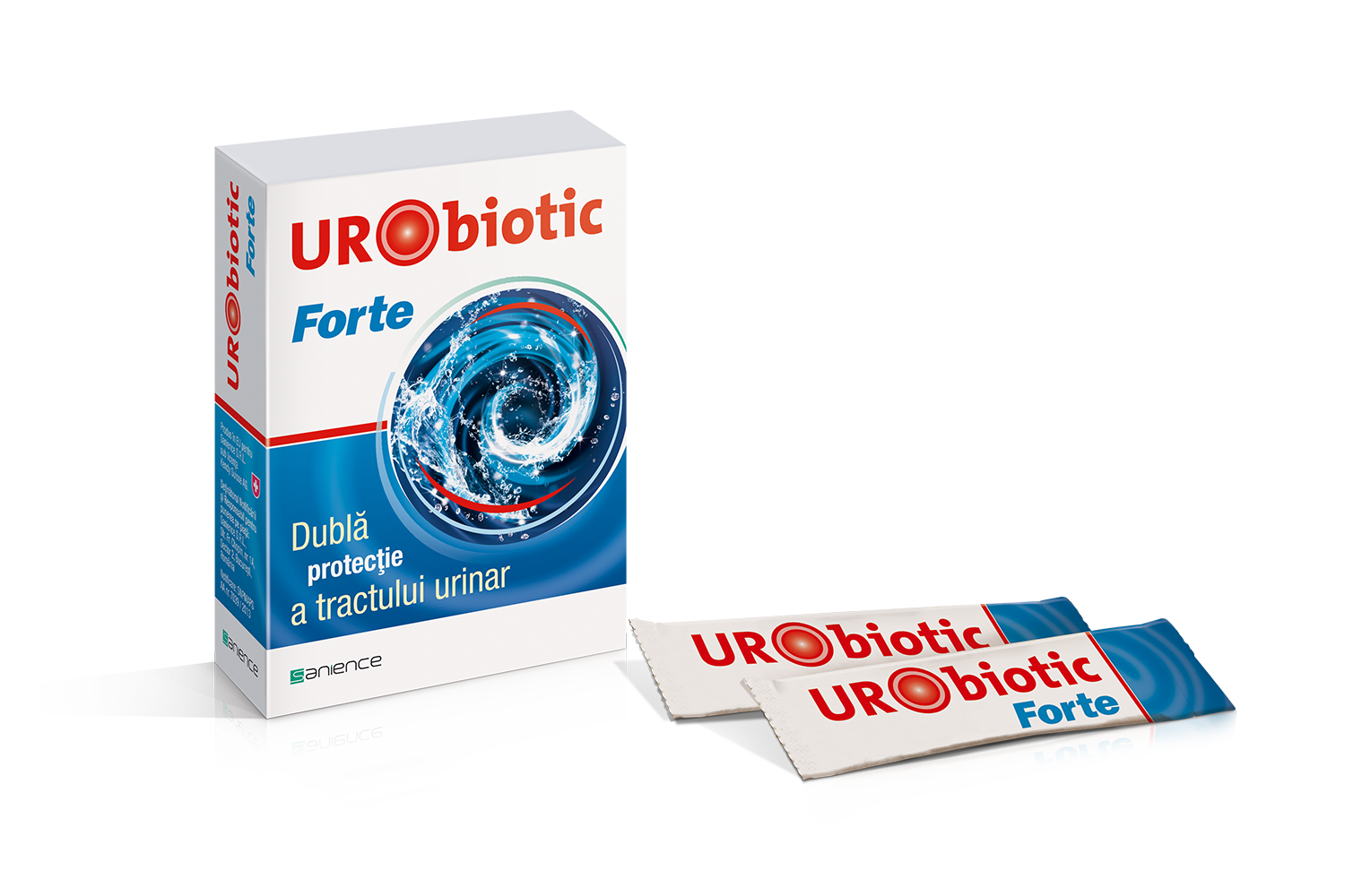 Dezinfectante urinare - URObiotic Forte, 10 plicuri, Sanience, sinapis.ro