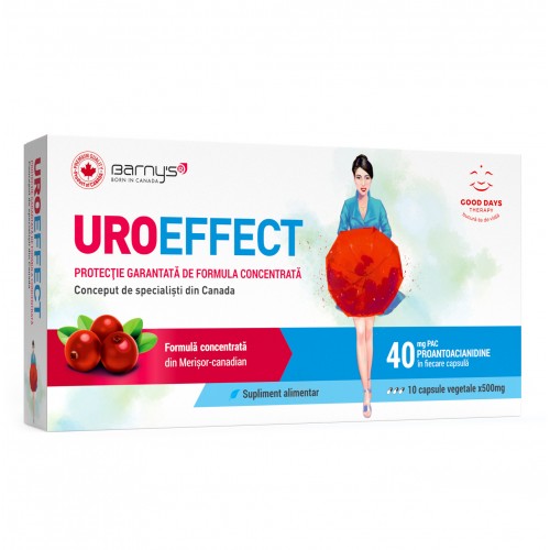 Dezinfectante urinare - Uroeffect, 10 capsule, sinapis.ro