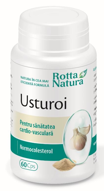 Adulti - Usturoi 350mg, 60 capsule, Rotta Natura, sinapis.ro