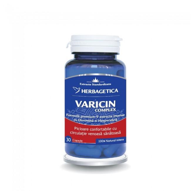 Varice - Varicin complex 30 capsule, sinapis.ro