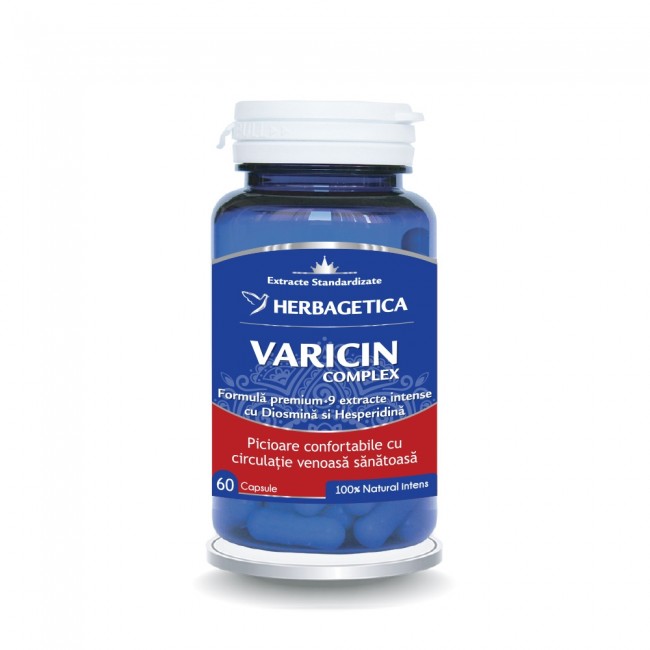 Varice - Varicin complex 60 capsule, sinapis.ro