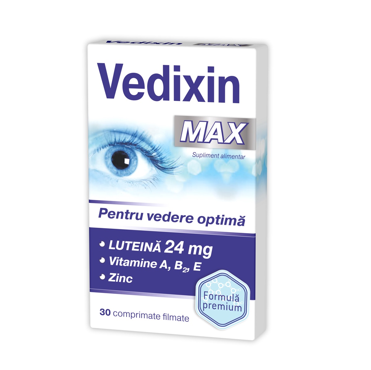 SUPLIMENTE - Vedixin Max pentru vedere optimă, 30 capsule, Natur Produkt, sinapis.ro