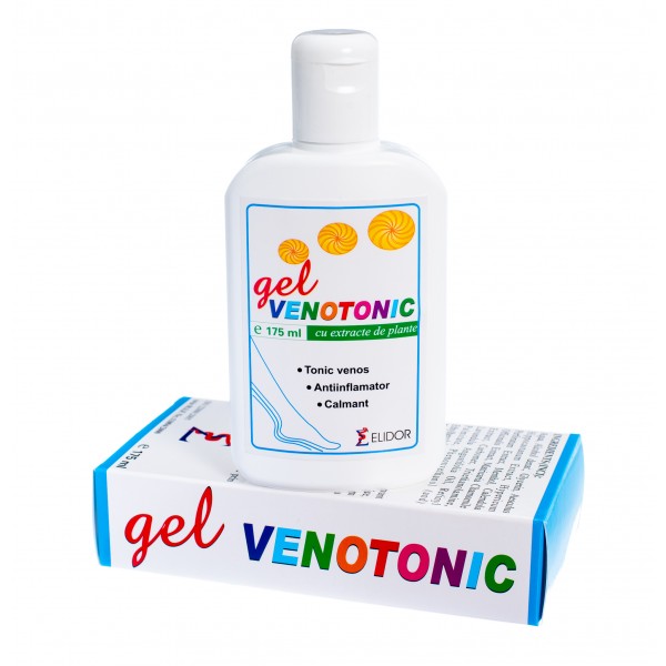 Varice - Venotonic gel, 175ml, Elidor, sinapis.ro