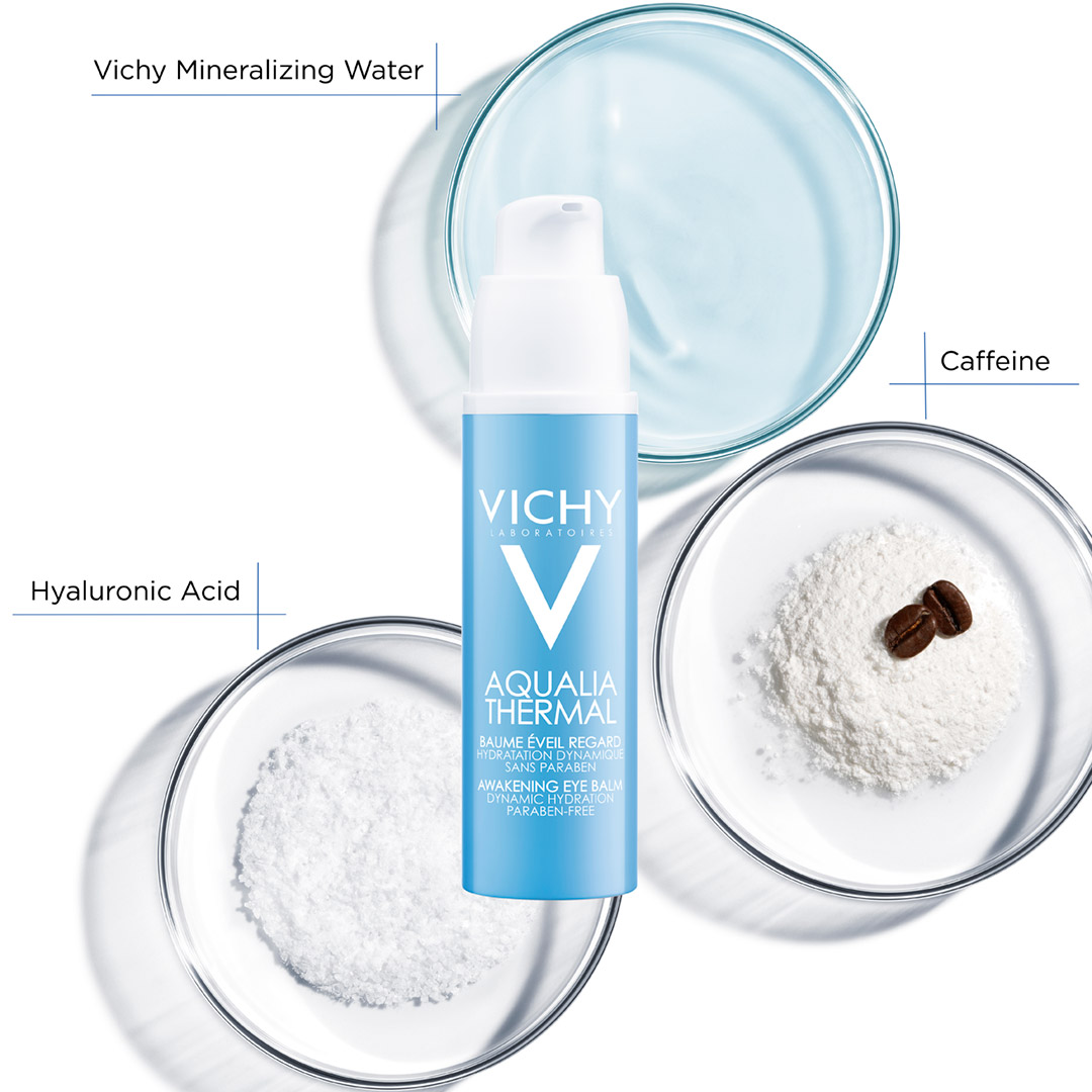 Creme si seruri pentru ochi - Vichy Aqualia thermal, balsam hidratant pentru zona ochilor, sinapis.ro