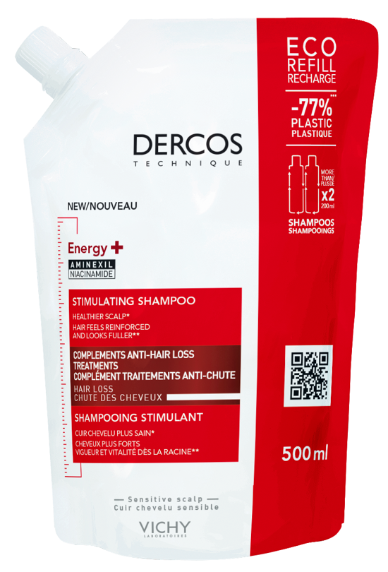 Sampon - Vichy Dercos şampon energy+ cu aminexil 500ml, sinapis.ro