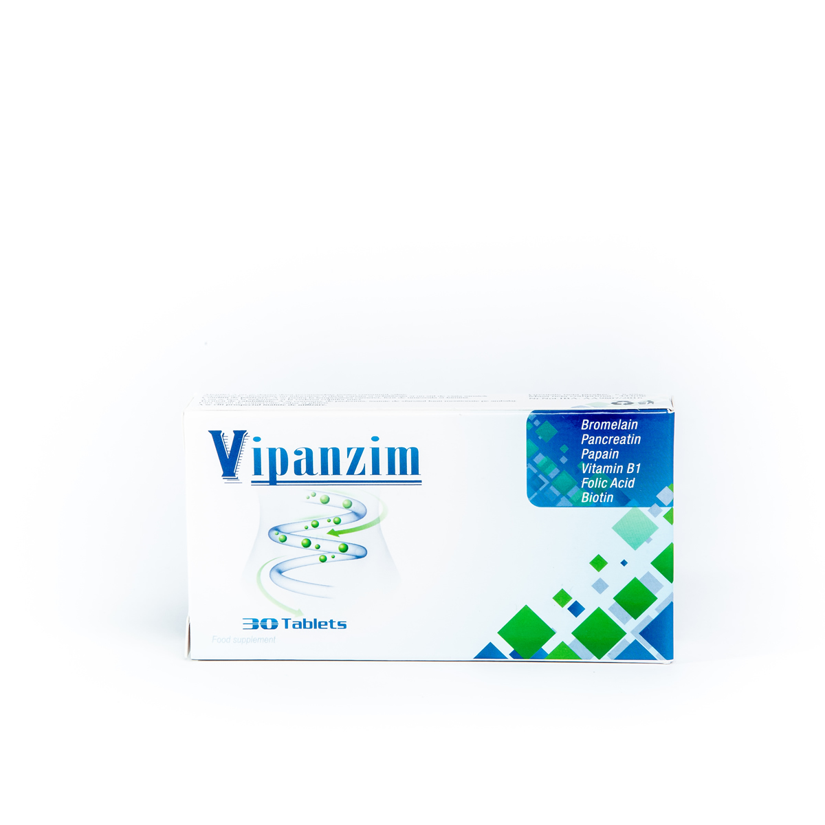Enzime digestive - Vipanzim, 30 comprimate, Pharmex, sinapis.ro
