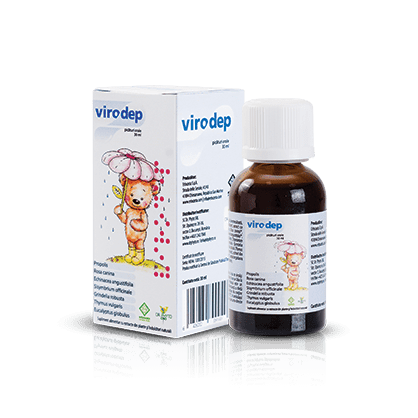 Imunitate - Virodep, picături orale copii, 30ml, Erbozeta, sinapis.ro