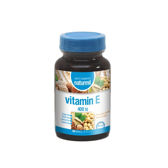 ANTIOXIDANTI - Vitamin E 400 UI, 60 capsule gelatinoase moi, sinapis.ro