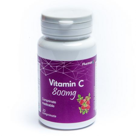 Imunitate - Vitamina C 800mg, 20 comprimate, Pharmex, sinapis.ro