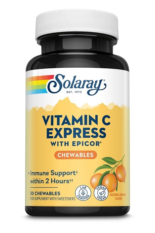 Imunitate - Vitamina C Express, 30 comprimate masticabile, Secom , sinapis.ro