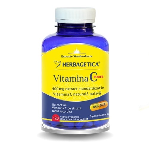 Imunitate - Vitamina C forte  120 capsule, sinapis.ro