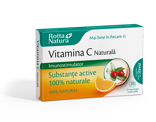 Imunitate - Vitamina C naturală, 30 capsule, Rotta Natura, sinapis.ro